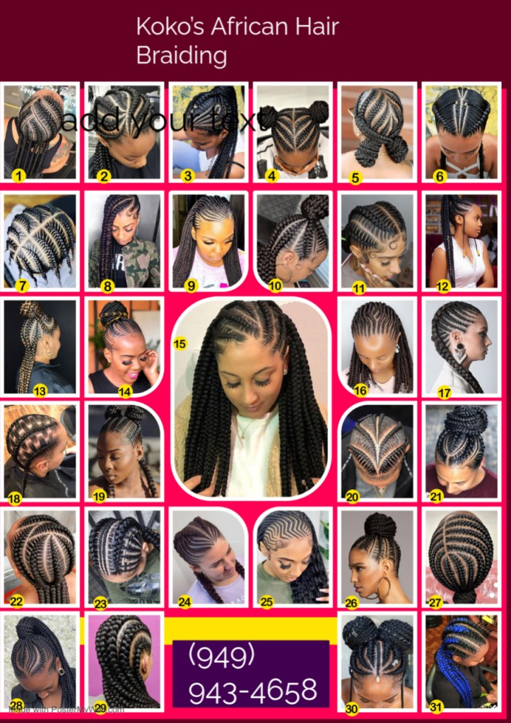 Koko’s African hair braiding in Long Beach, CA