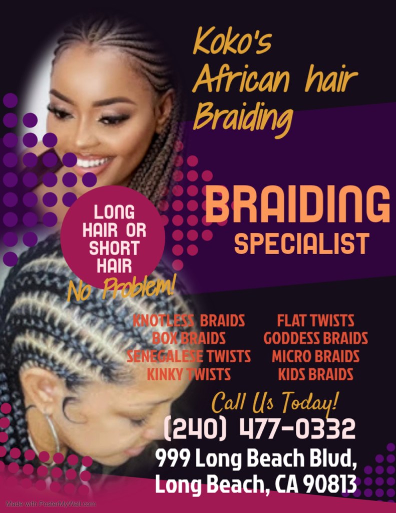 Koko’s African hair braiding in Long Beach, CA (3)
