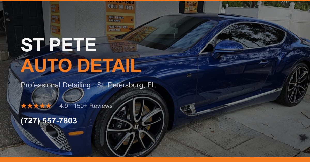 ST PETE AUTO DETAIL in St. Petersburg, FL