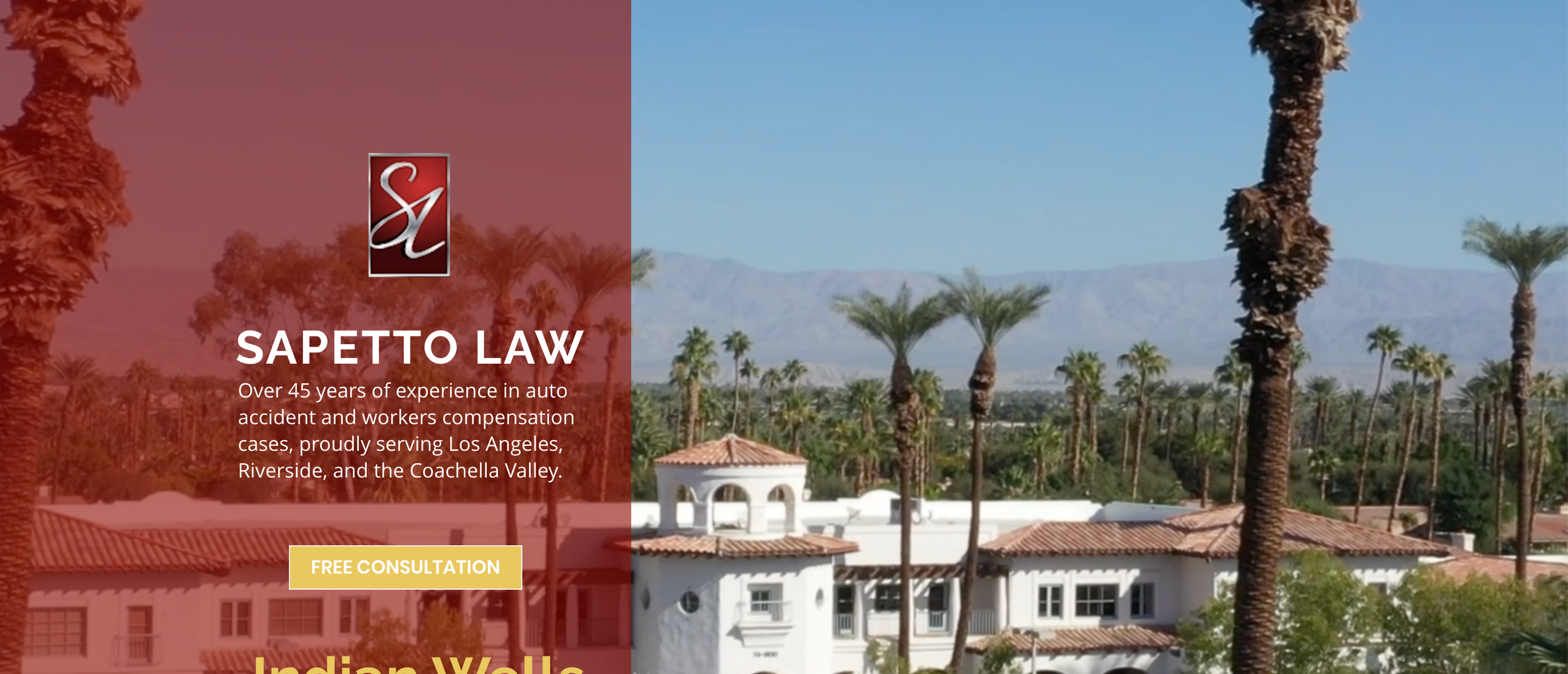 Sapetto Law in Indian Wells, CA