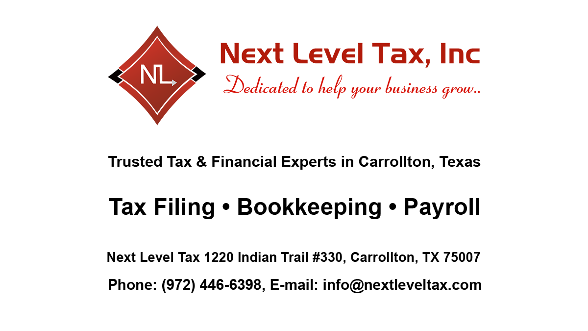 Next Level Tax, Inc. in Carrollton, TX