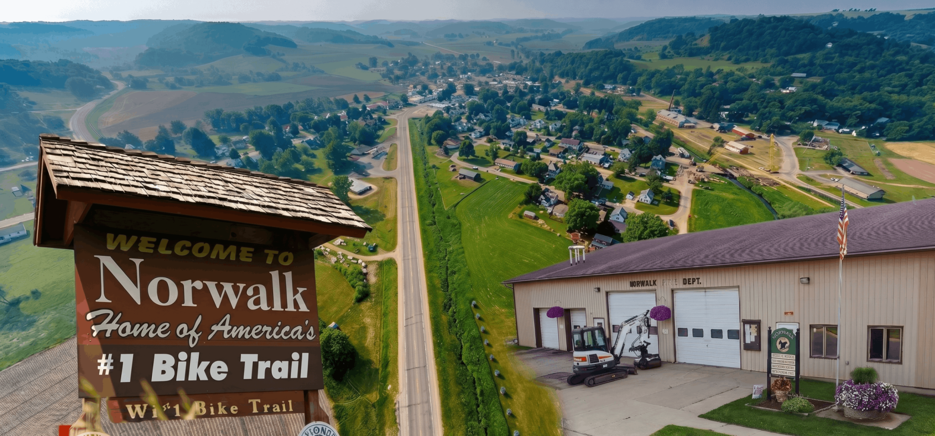 Norwalk Village Hall in Norwalk, WI