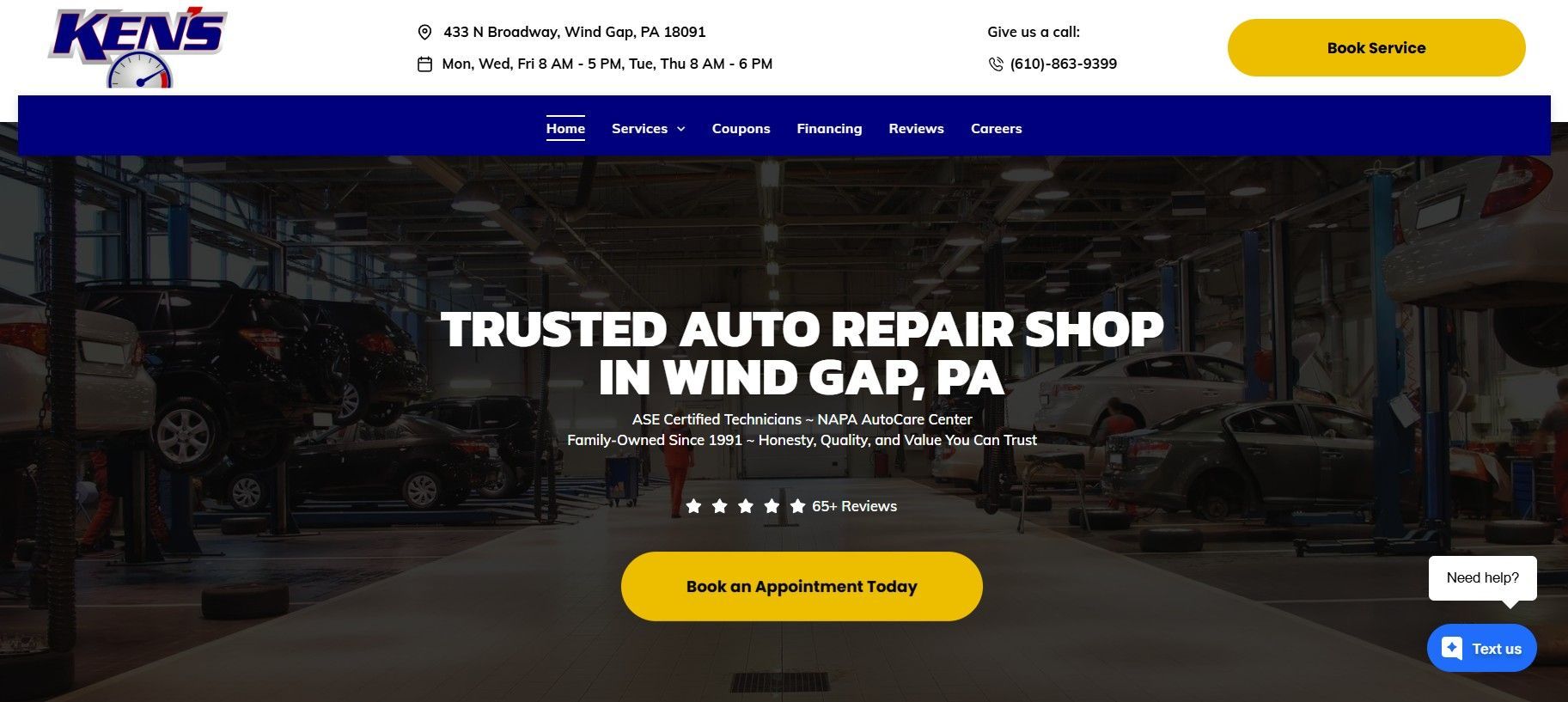 Ken's Auto Repair in Wind Gap, PA
