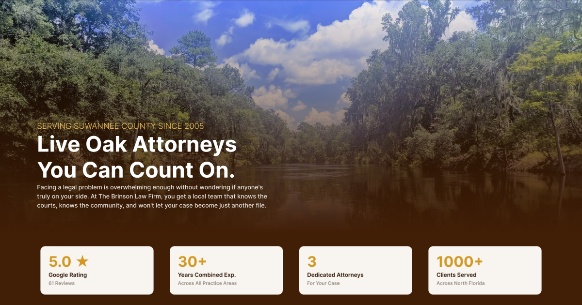 The Brinson Law Firm, PLLC in Live Oak, FL