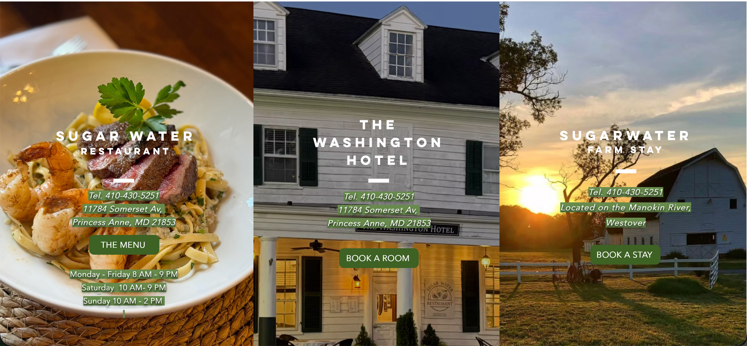 Washington Hotel in Princess Anne, MD