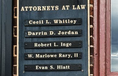 Whitley, Jordan, Inge & Rary, P.A. in Salisbury, NC