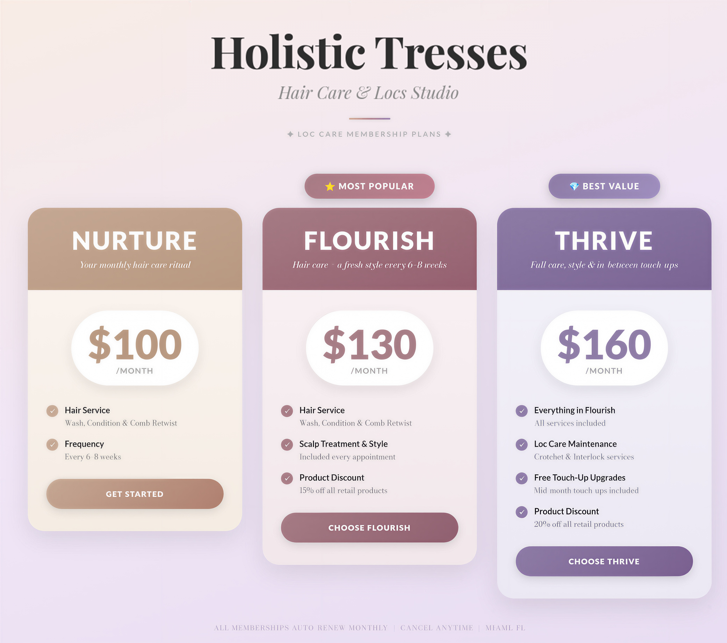 Holistic Tresses Natural Hair Care in Miami, FL