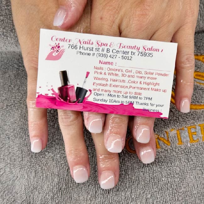 Center Nails Spa & Beauty Salon 1 in Center, TX (2)