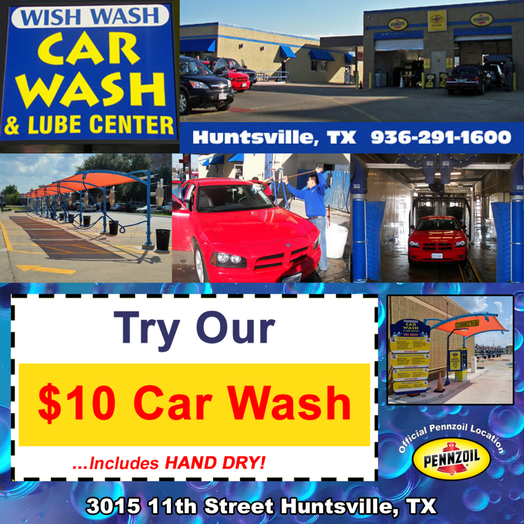 Wish Wash Car Wash And Lube Center in Huntsville, TX
