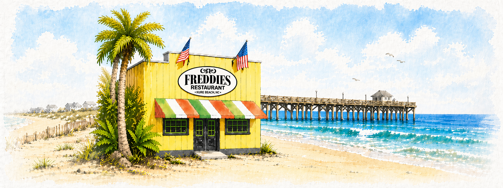 Freddie's Restaurant in Kure Beach, NC