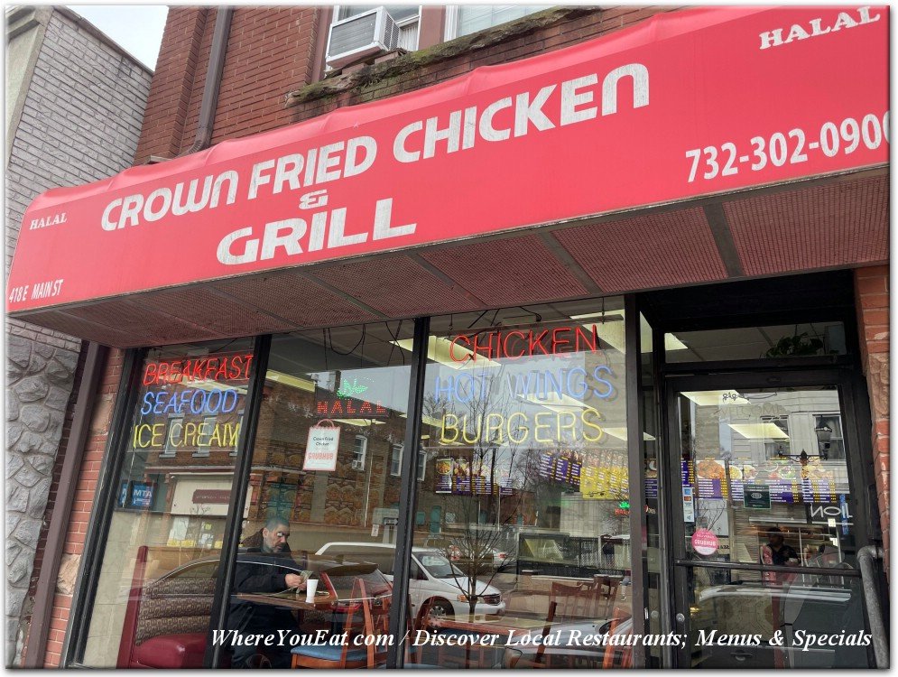 Crown Fried Chicken & Grill (Halal) in Bound Brook, NJ