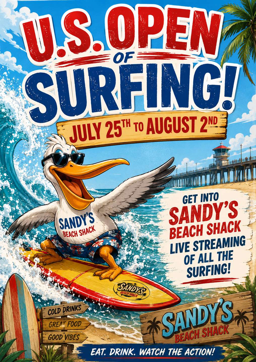 Sandy's Beach Shack in Huntington Beach, CA
