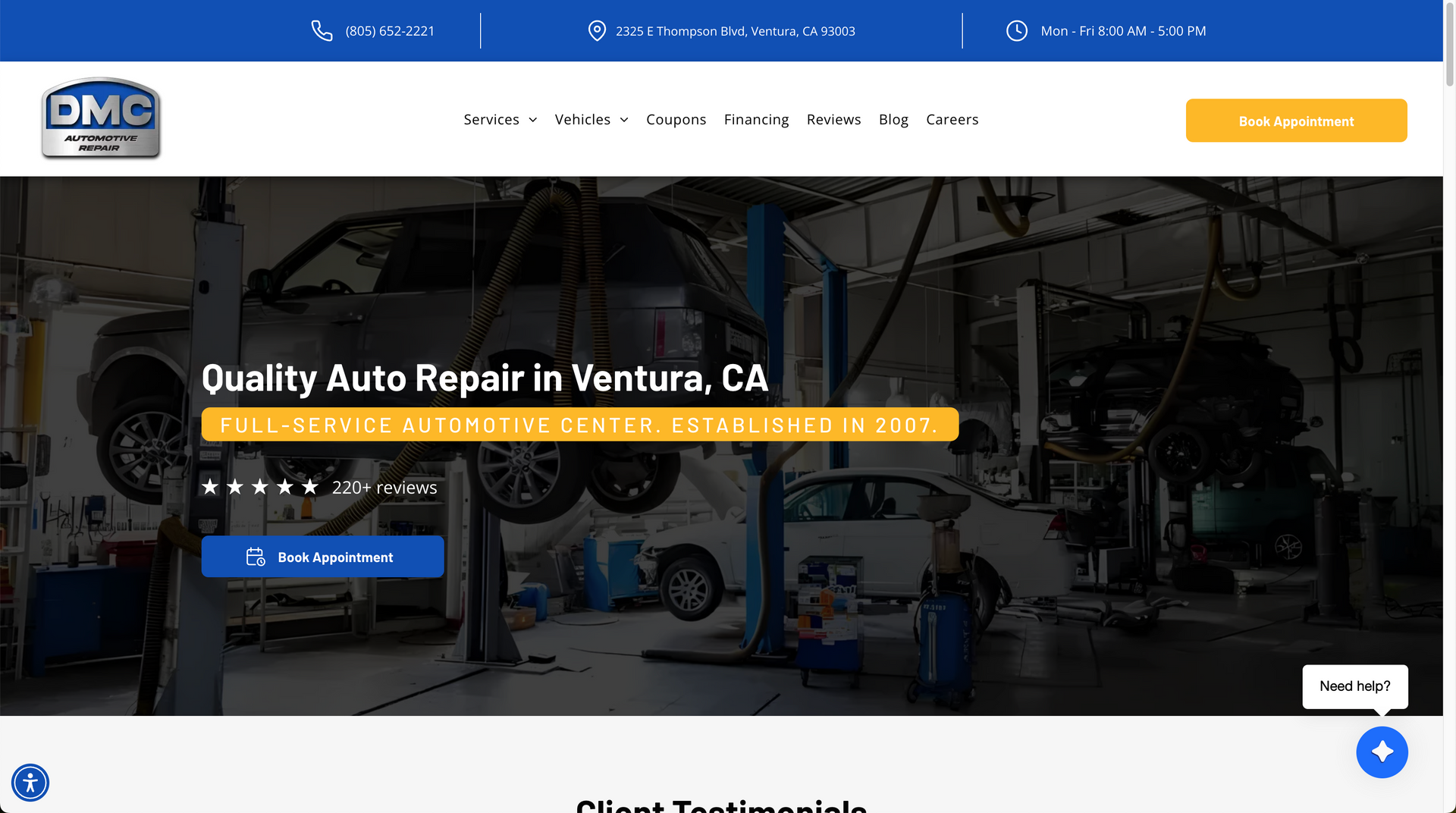 DMC Automotive Repair in Ventura, CA