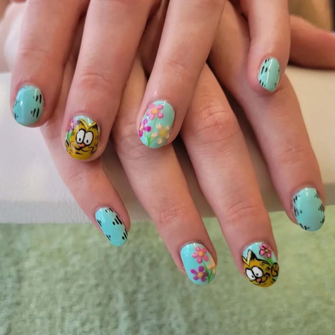 Black Cat Nail Design in Indianapolis, IN (3)