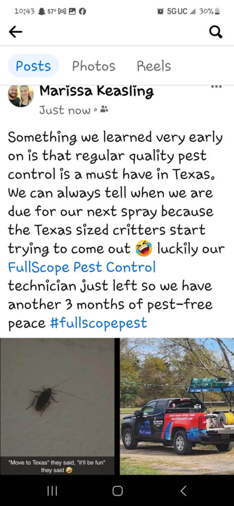 Fullscope Pest Control in Cleveland, TX