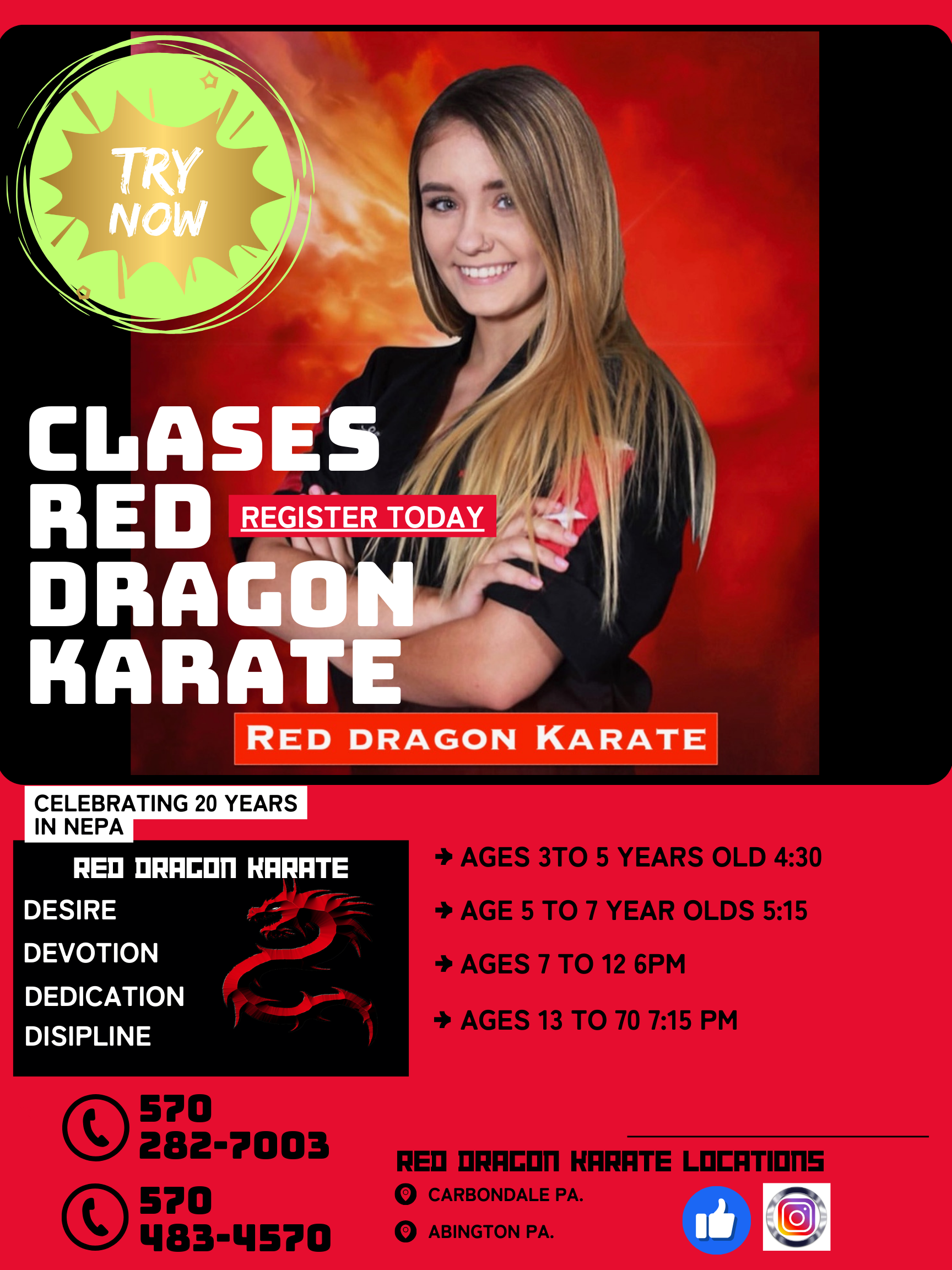 Red Dragon Karate USA in Carbondale, PA