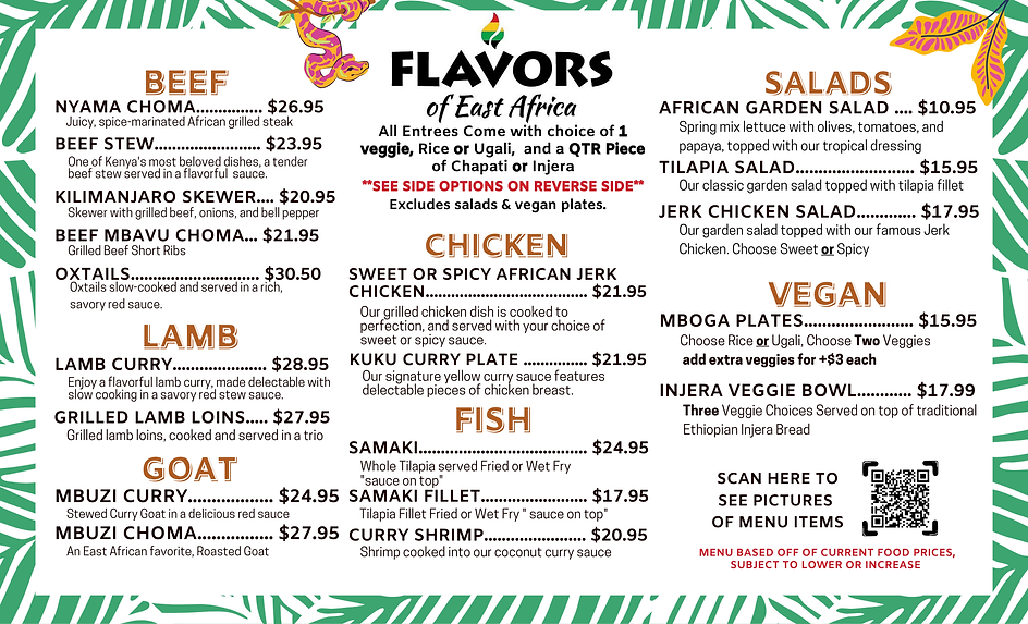 Flavors of East Africa in Estados Unidos, CA (3)