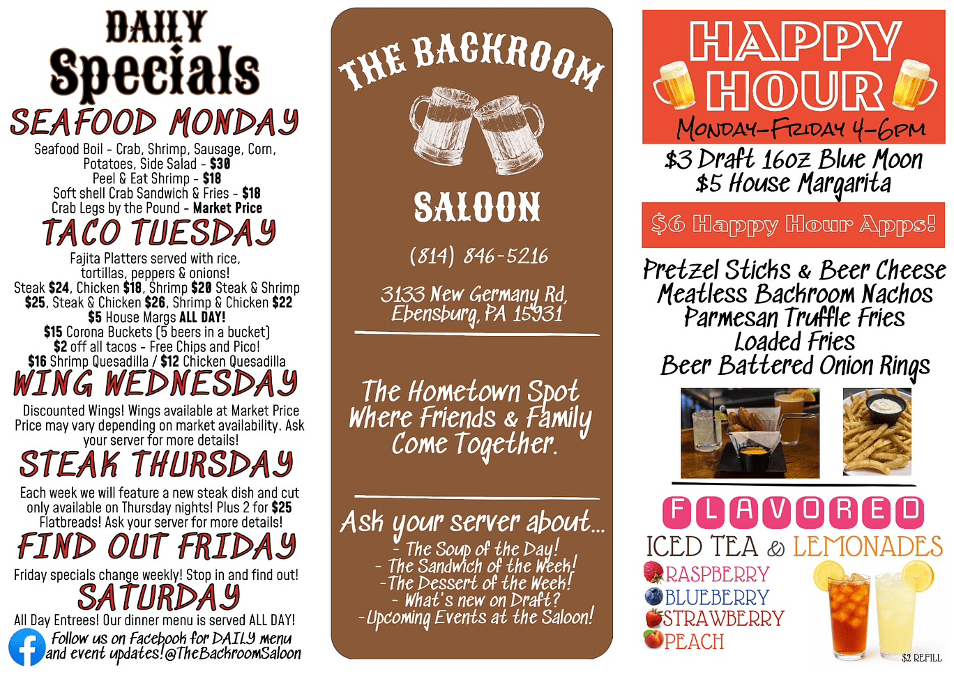 The Backroom Saloon in Ebensburg, PA