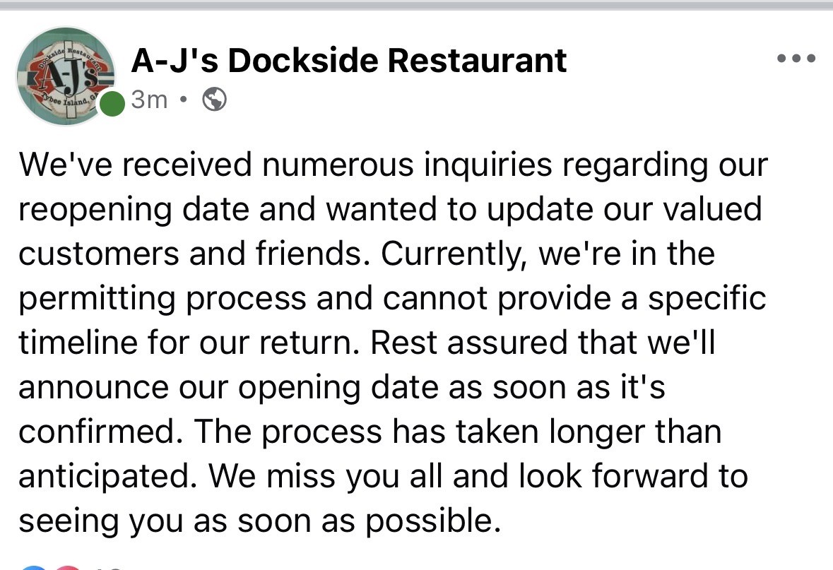A-J's Dockside Restaurant in Tybee Island, GA (2)
