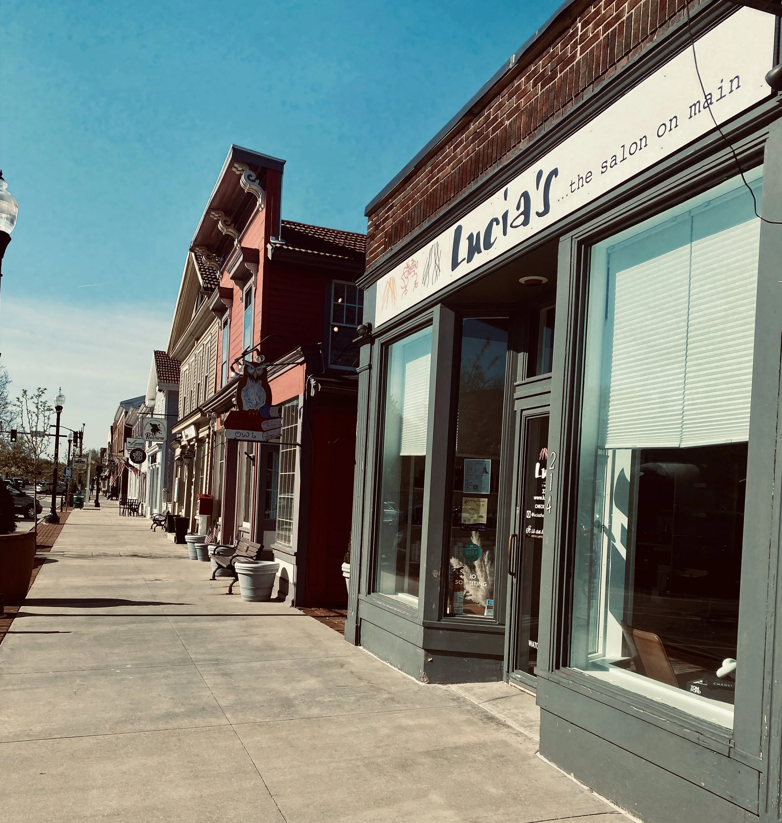 Lucia's the salon on main in Hudson, OH