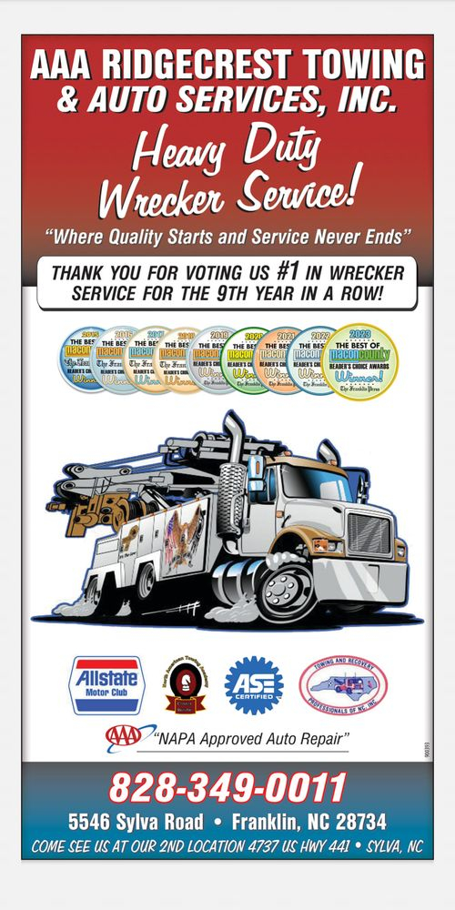 Ridgecrest Towing and Auto Services in Franklin, NC (5)