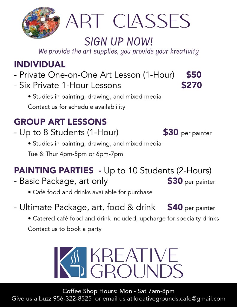 Kreative Grounds Café in McAllen, TX (2)