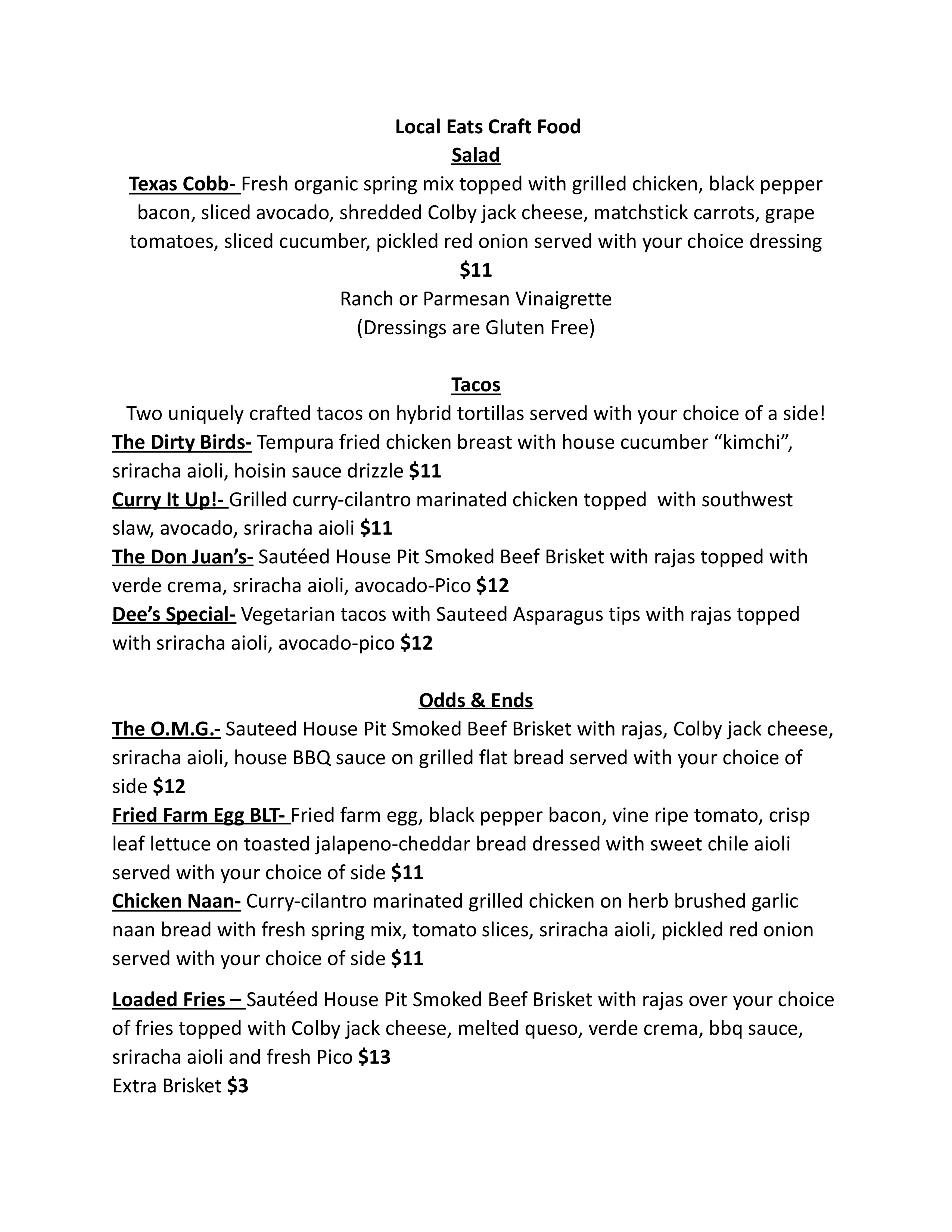 Local Eats Craft Food in Marble Falls, TX (2)