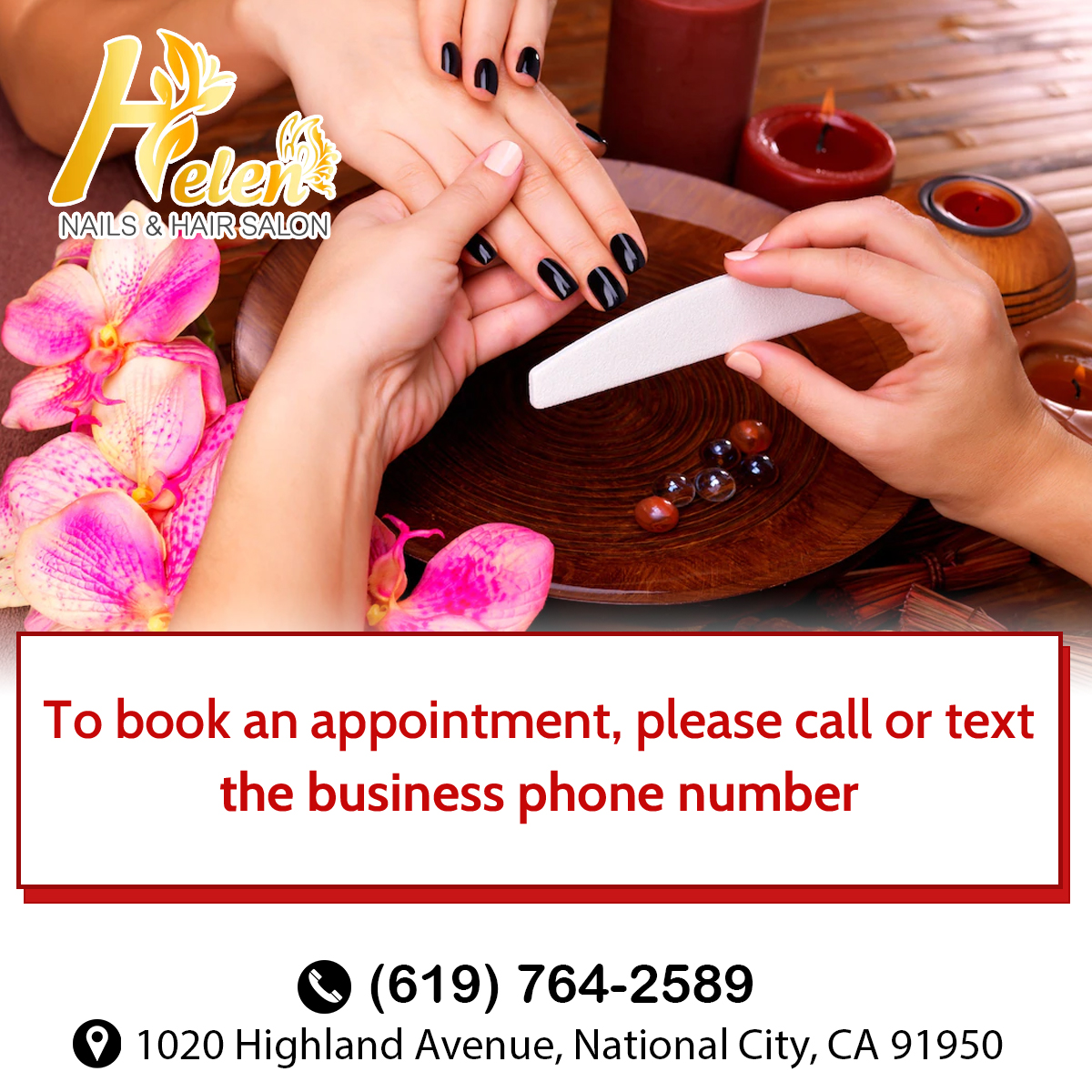Helen Nails & Hair Salon in National City, CA