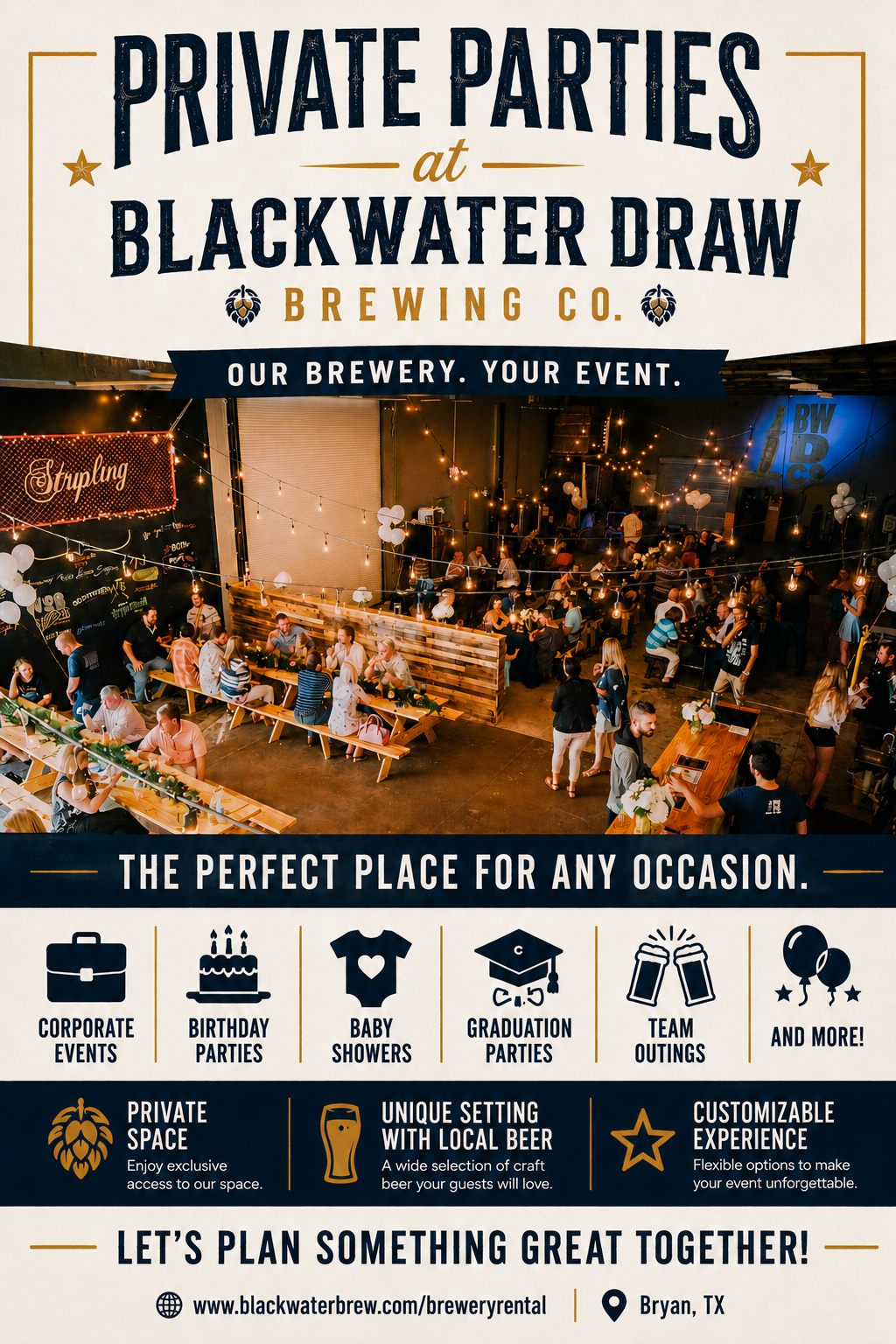 Blackwater Draw Brewing Company in Bryan, TX