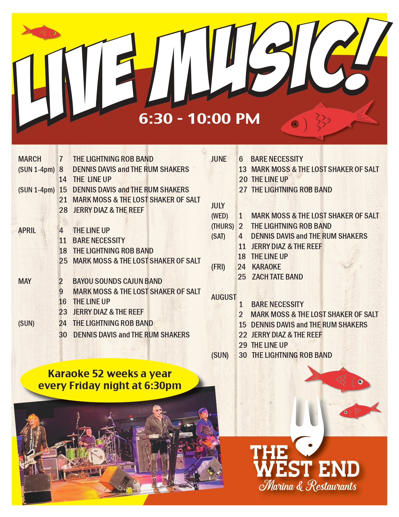 The West End Marina and Restaurants in Galveston, TX