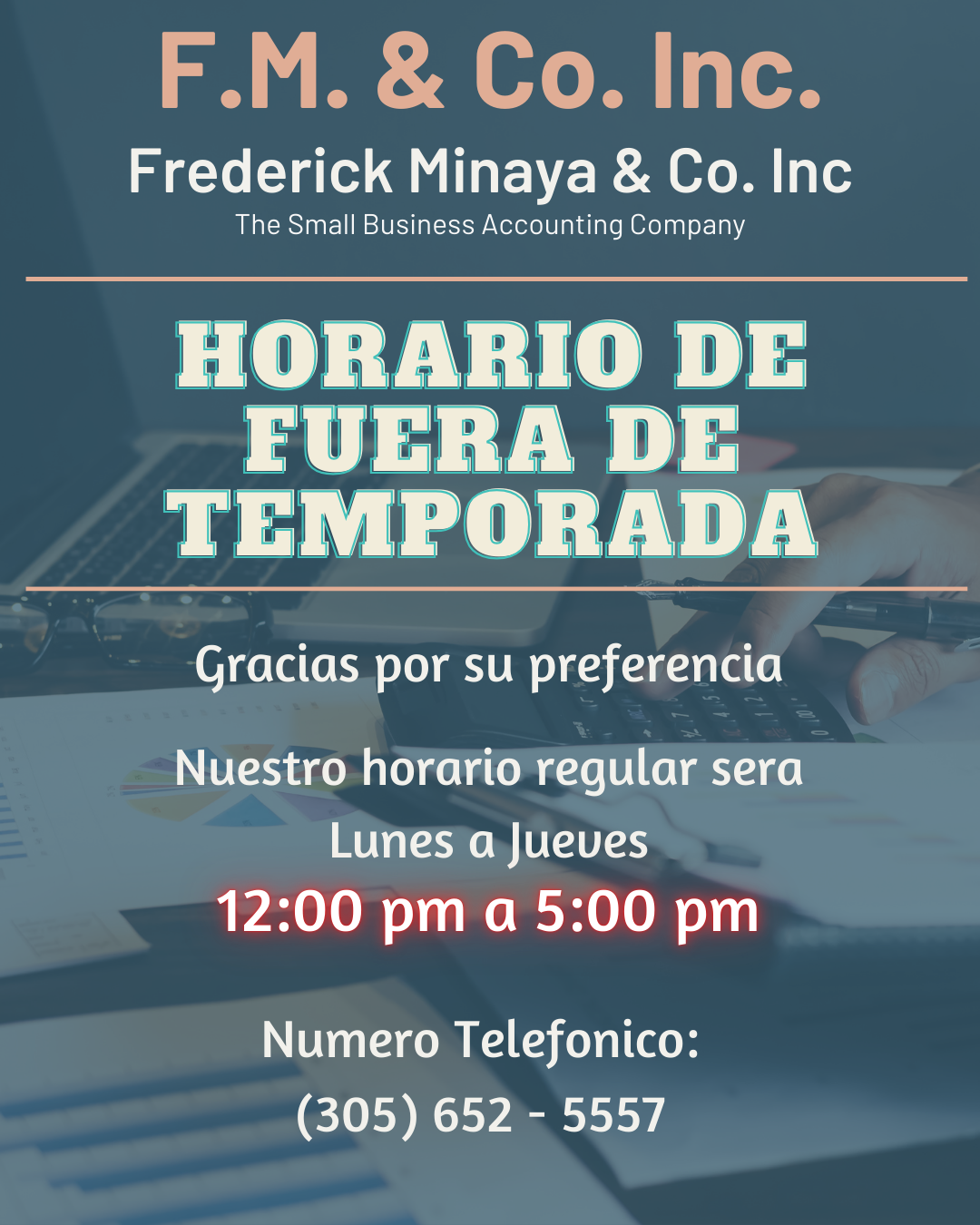 Frederick Minaya & Co. Inc. (F.M. & Co.) in Miami, FL (2)
