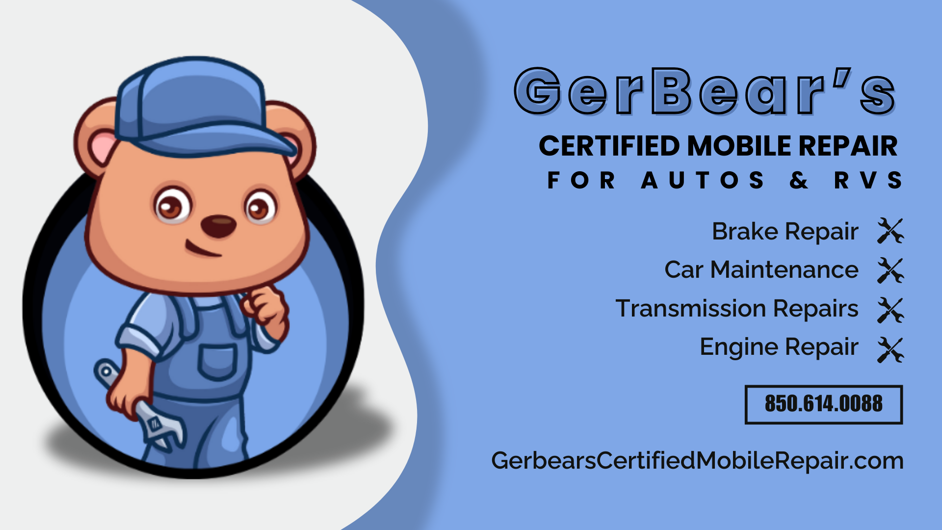 GerBear’s certified mobile repair in Fort Walton Beach, FL