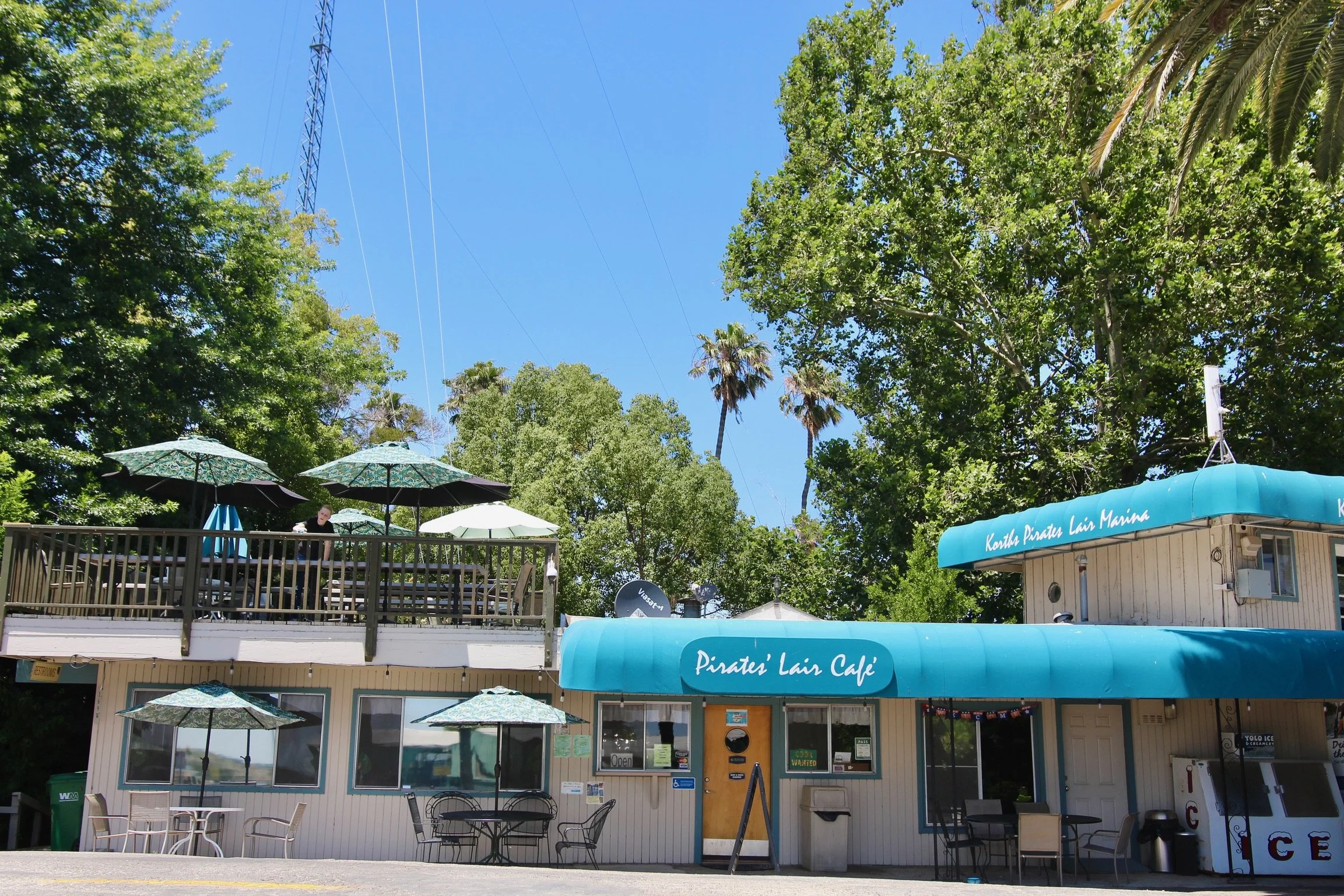 Korth's Pirates Lair Café in Isleton, CA