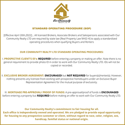 Our Community Realty LTD. in Floral Park, NY