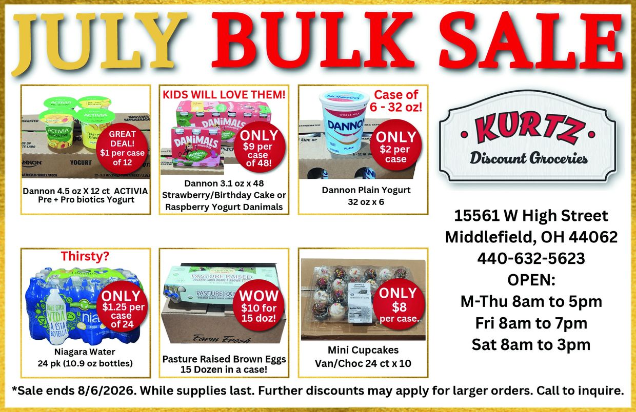 Kurtz Discount Groceries in Middlefield, OH