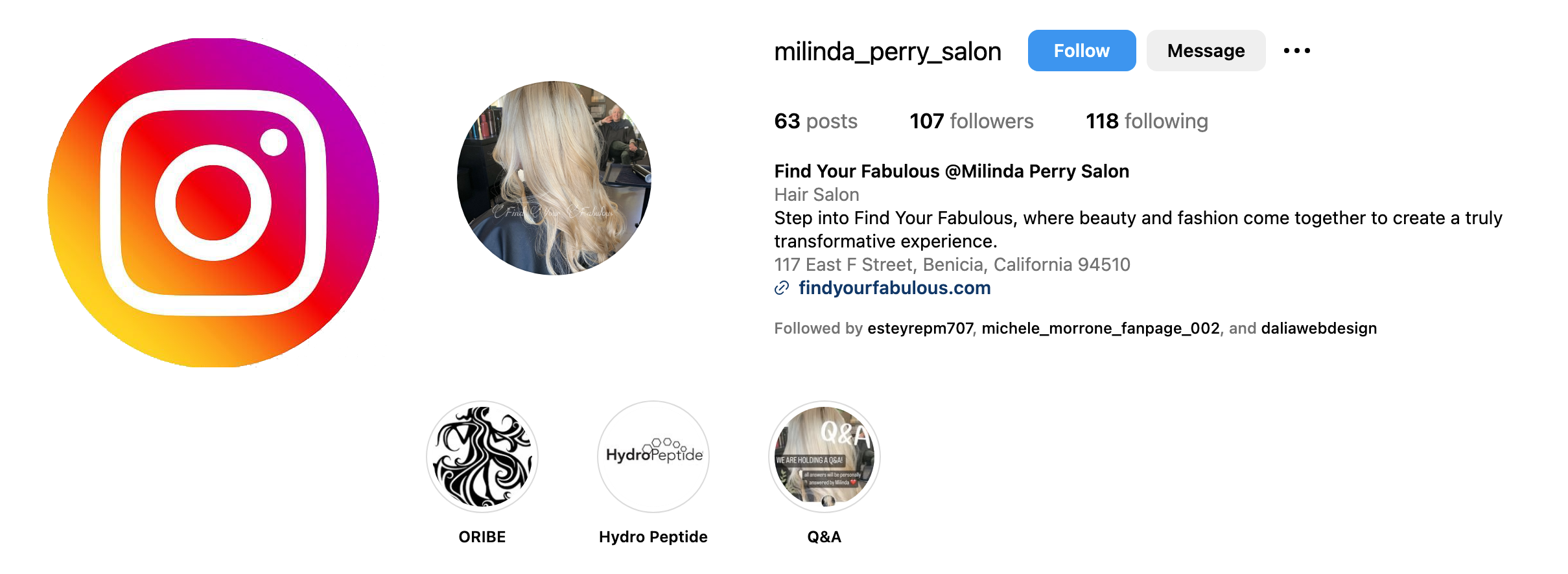 Find your Fabulous @ Milinda Perry Salon in Benicia, CA