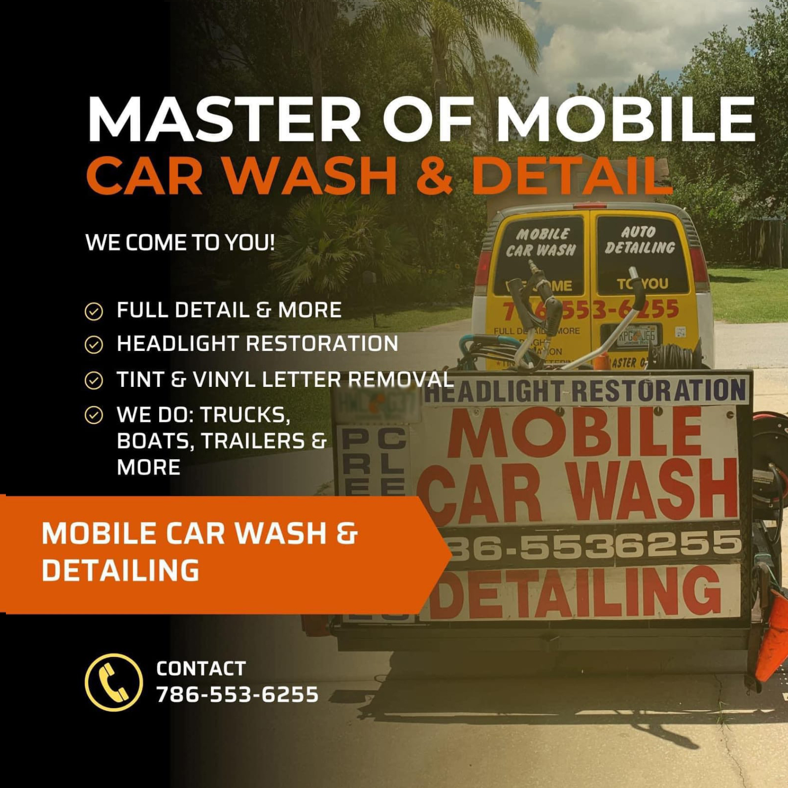 Master of Mobile Car Wash & Detail in Palm Coast, FL
