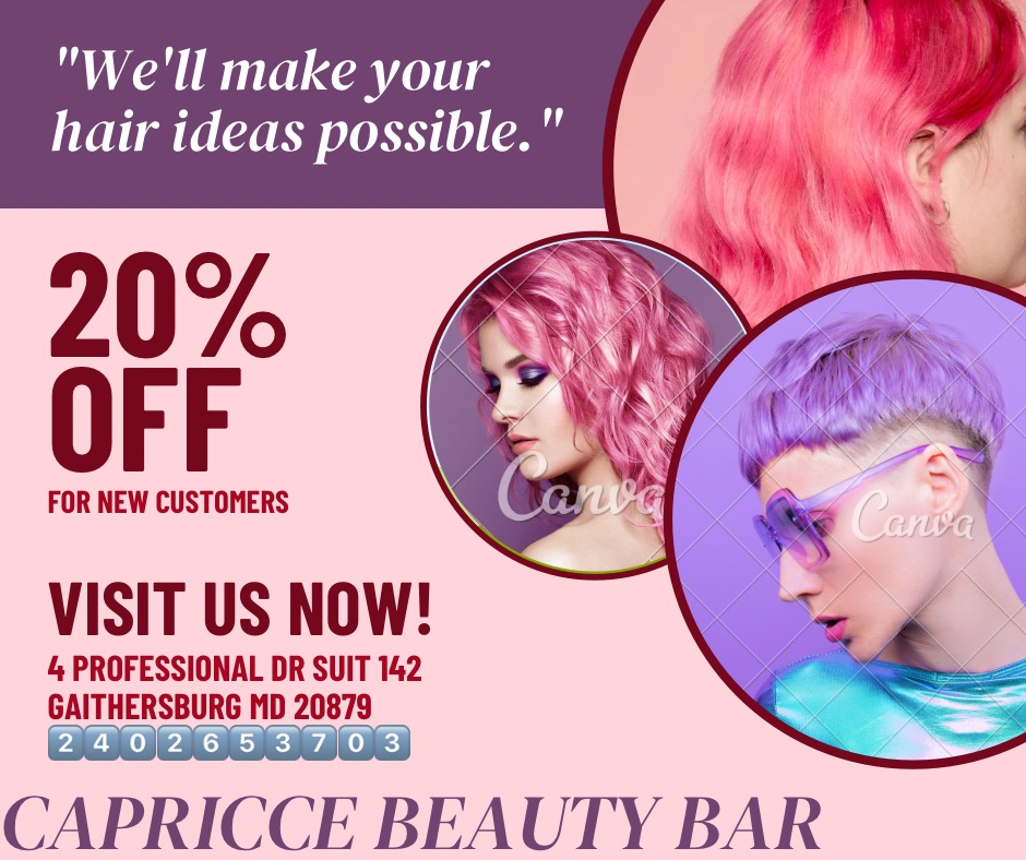 CAPRICCE BEAUTY BAR HAIR SALON 💄 in Gaithersburg, MD (2)