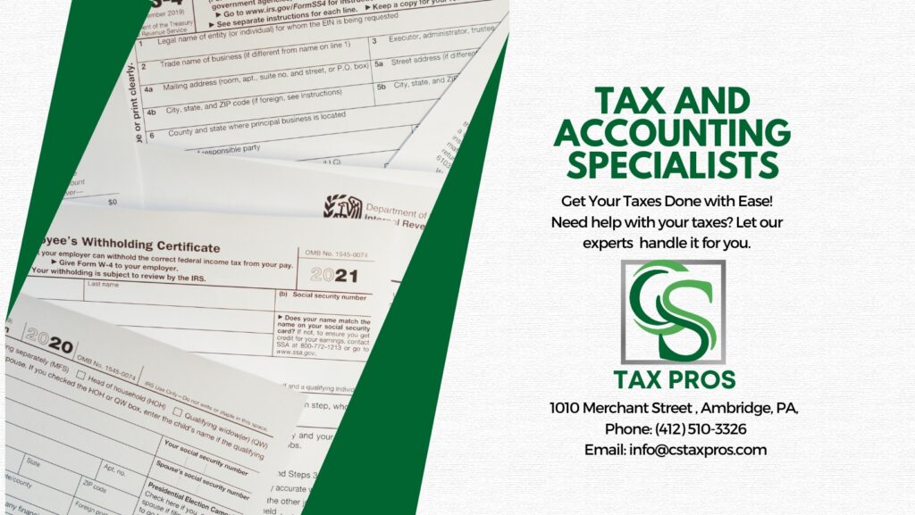 CS Tax Pros in Ambridge, PA (2)