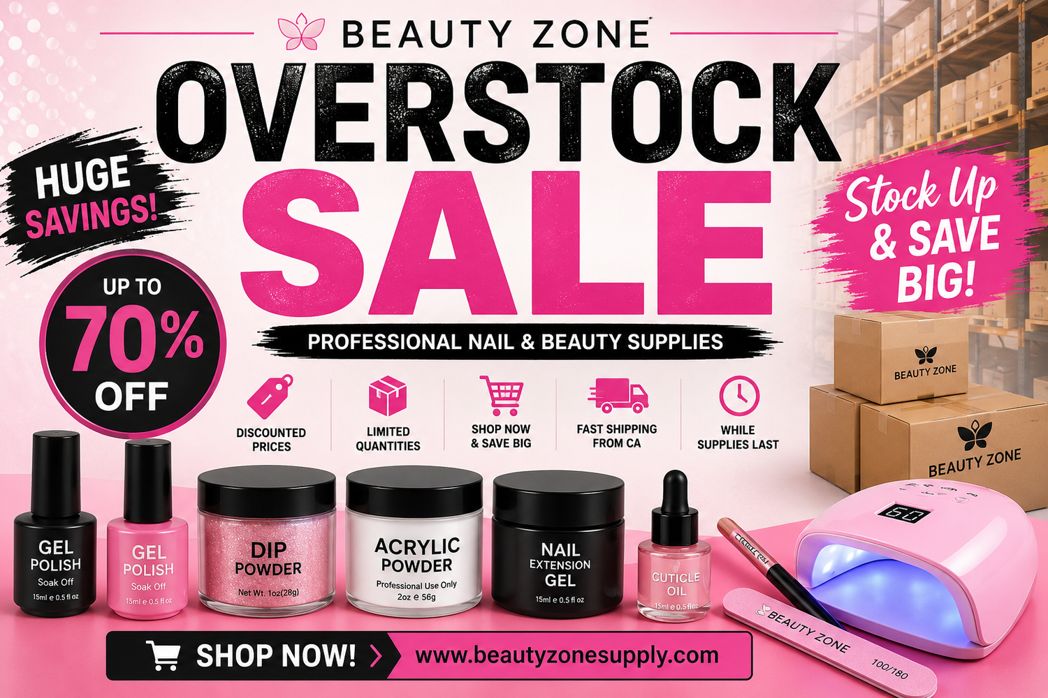 Beauty Zone Nail Supply in Garden Grove, CA