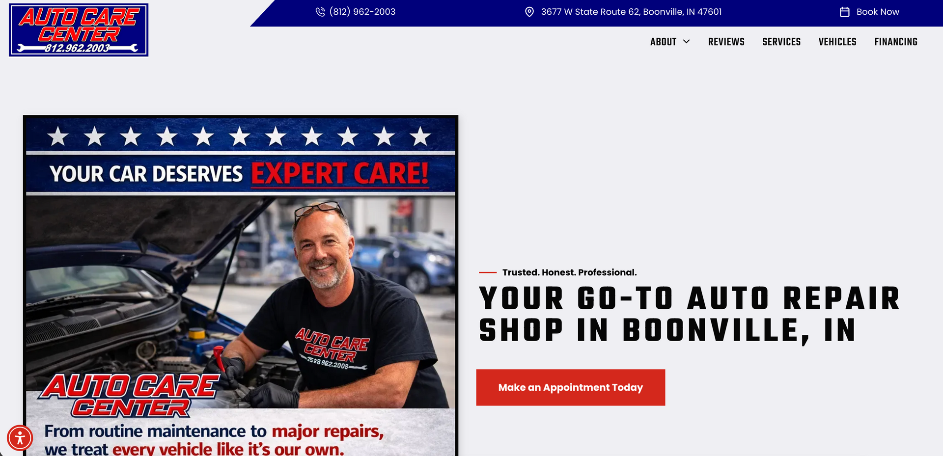 Auto Care Center in Boonville, IN