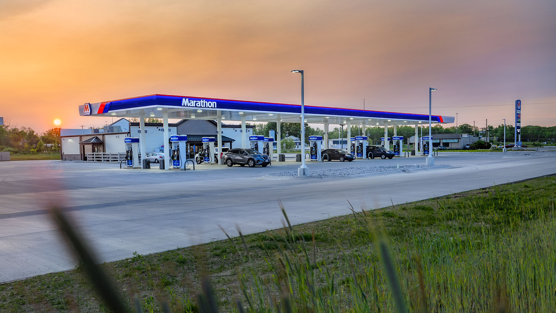Quick stop (marathon gas station ) in Wilmington, OH