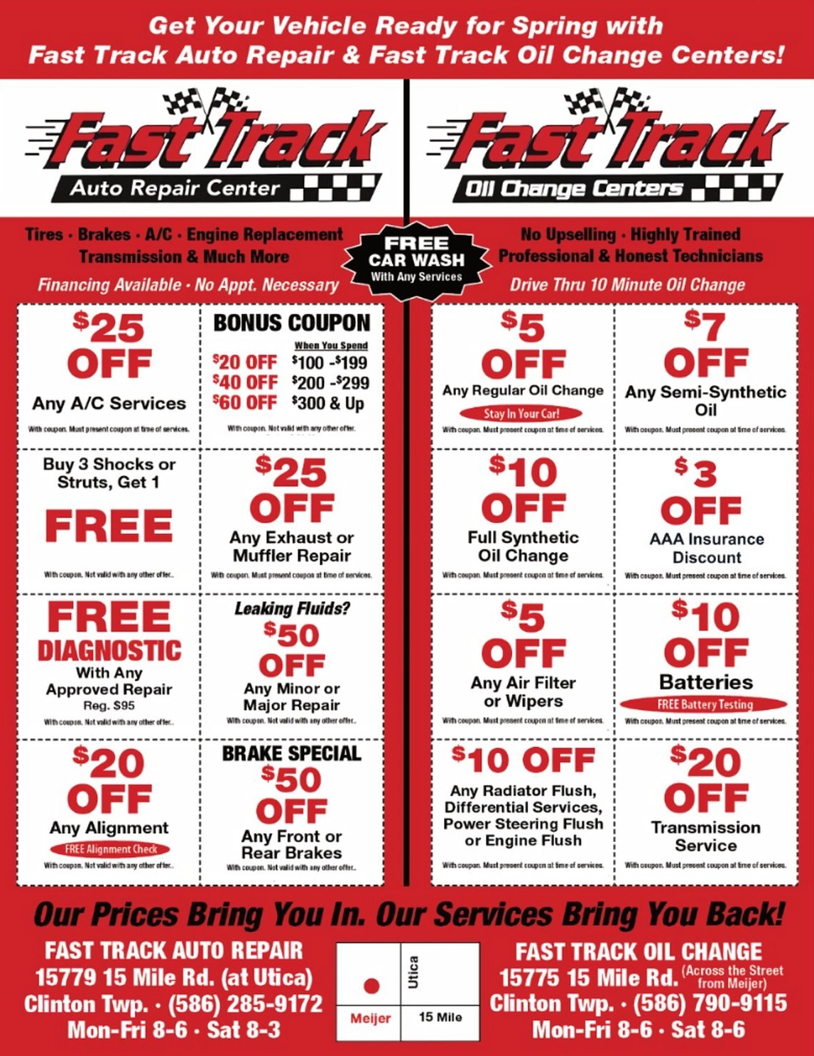 Fast track auto center in Clinton Township, MI (2)