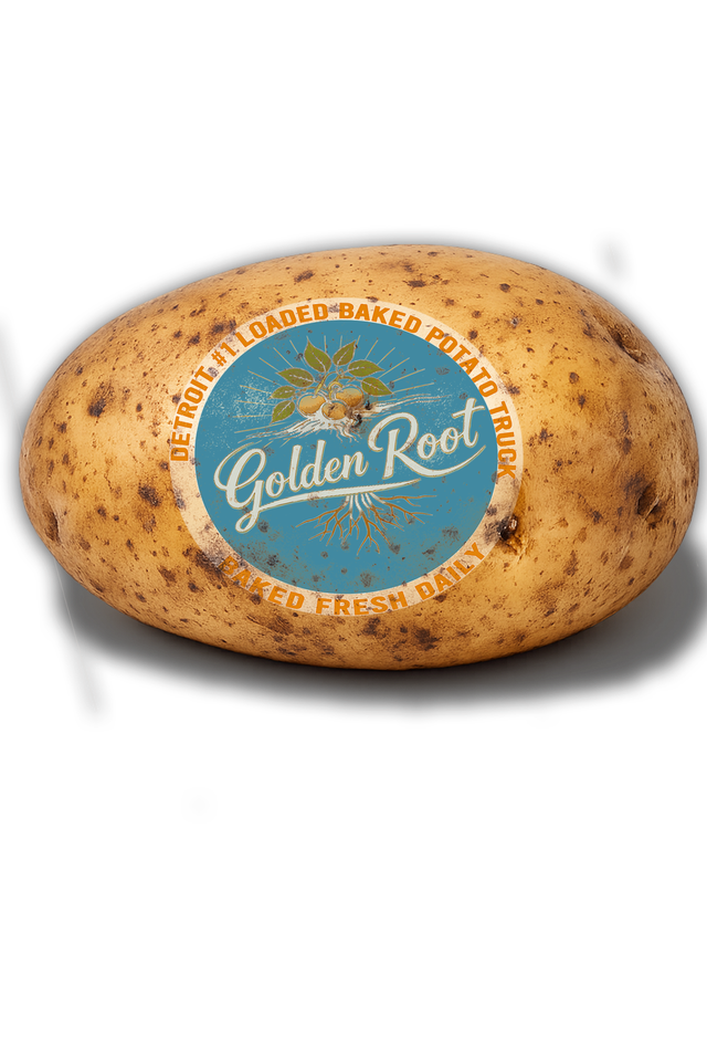 Golden Roots Potato Truck in Detroit, MI