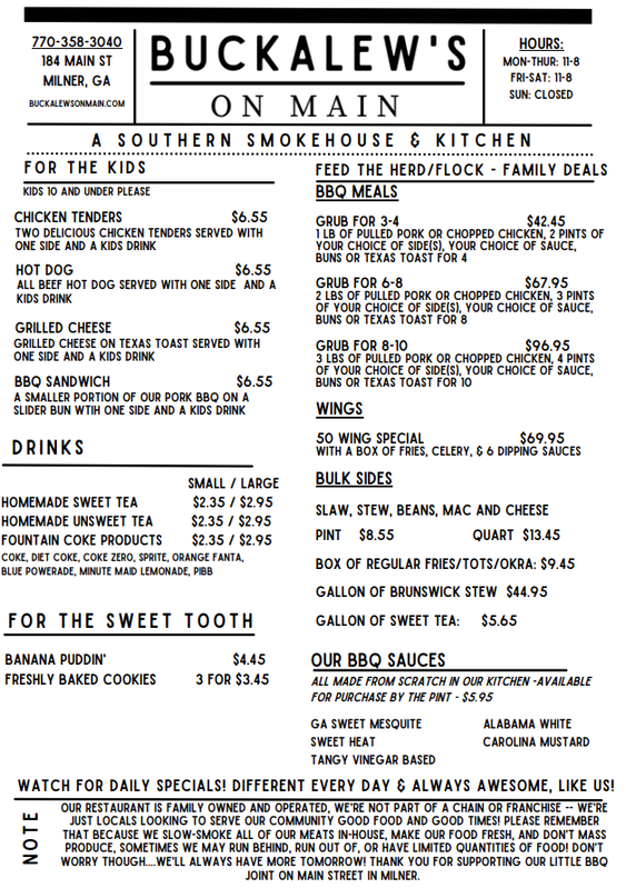 Buckalew's on Main in Milner, GA (5)