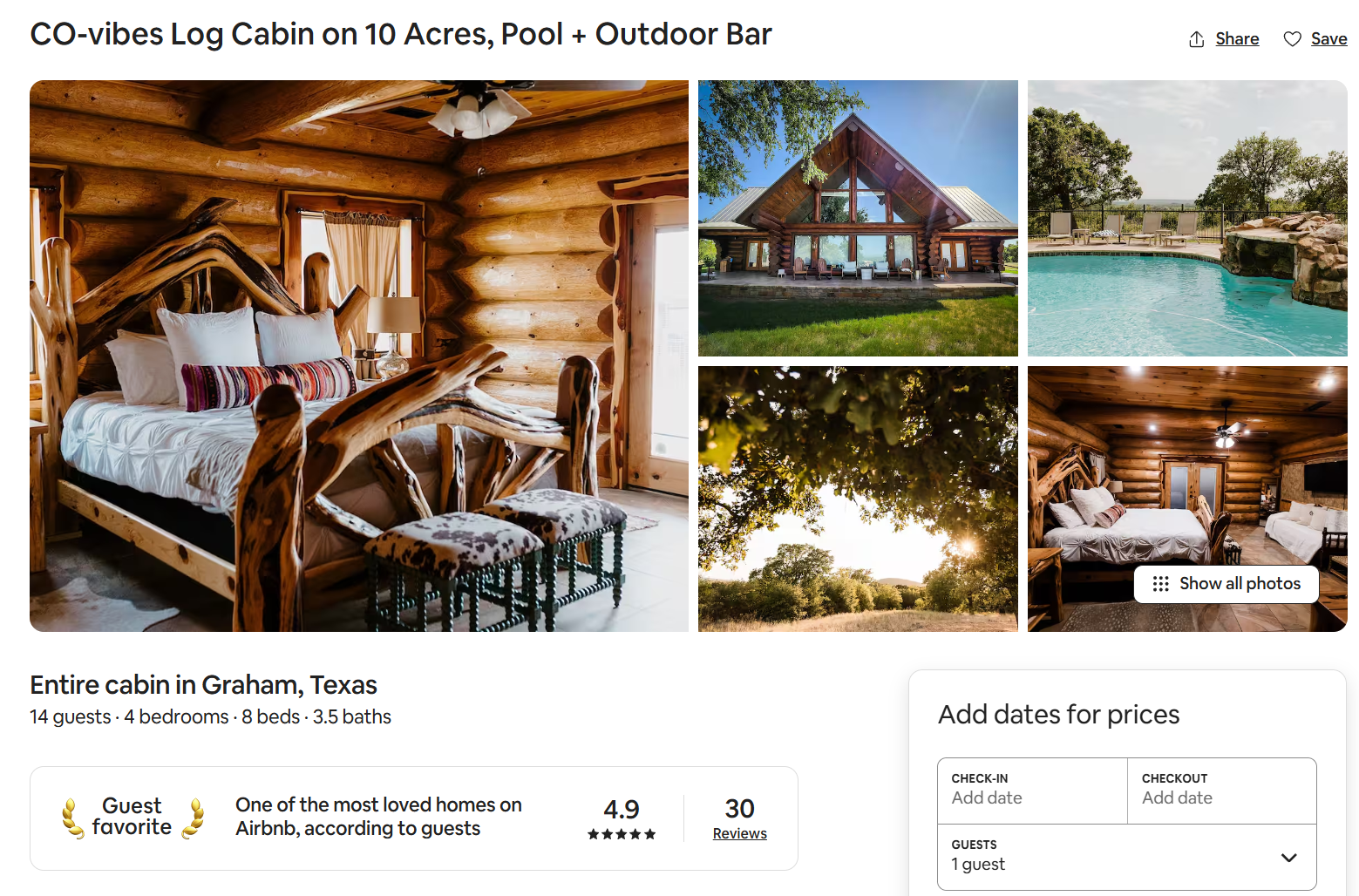 SCR Log Cabin in Graham, TX (2)