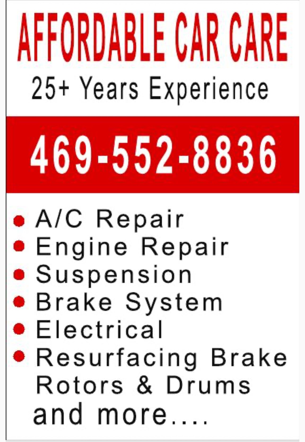 Affordable Car Care in Red Oak, TX (3)