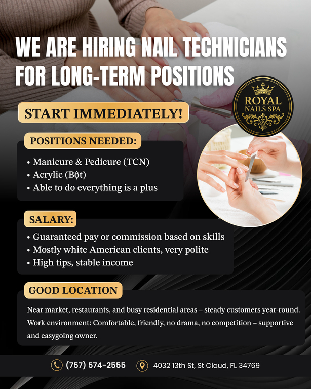 Royal Nails Spa in St Cloud, FL