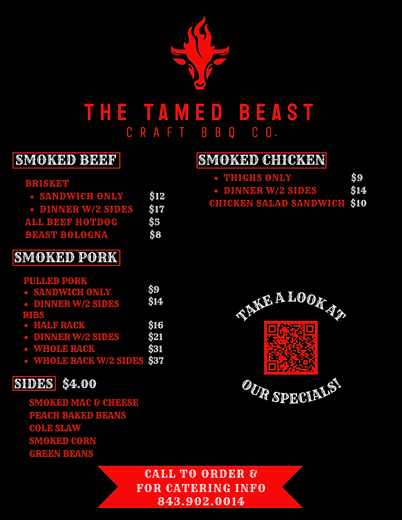 The Tamed Beast Craft BBQ Co. in Loris, SC (3)