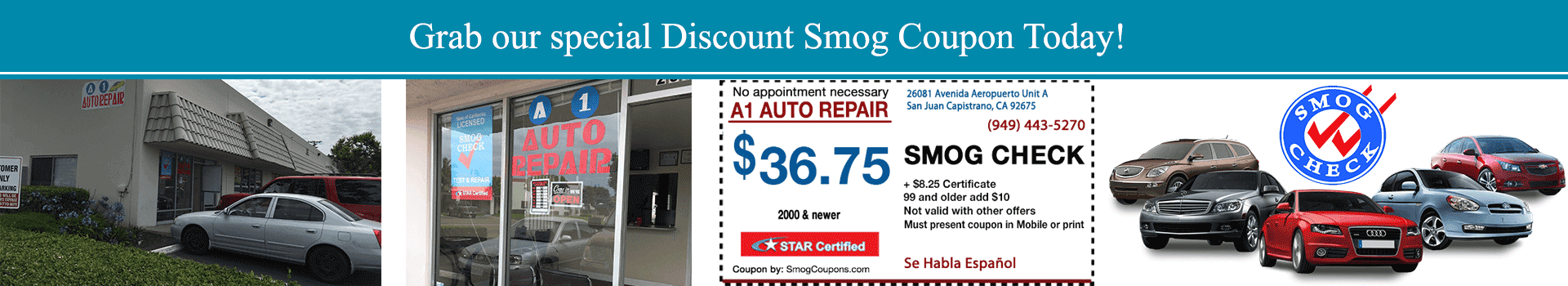 A1 Auto Repair Smog in San Juan Capistrano, CA